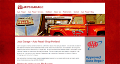 Desktop Screenshot of jaysgarage.com